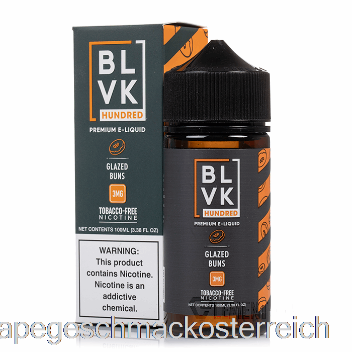 Glasierte Brötchen – Blvk – 100 Ml, 3 Mg Vape-Geschmack